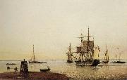 Henry Redmore Merchantmen and other Vessels off the Spurn Light Vessel china oil painting reproduction